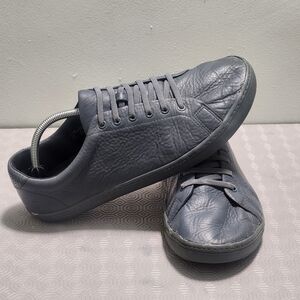 Birchbury Bramfords Shoes Mens 11.5 Gray Leather Minimalist Barefoot Slip Ons
